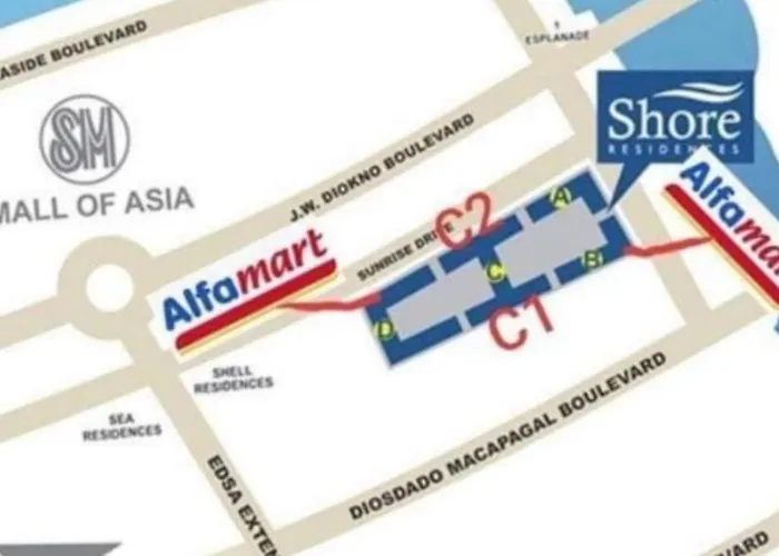 Shore Residences Walking Distance To Mall Of Pasay And Airport Apartahotel